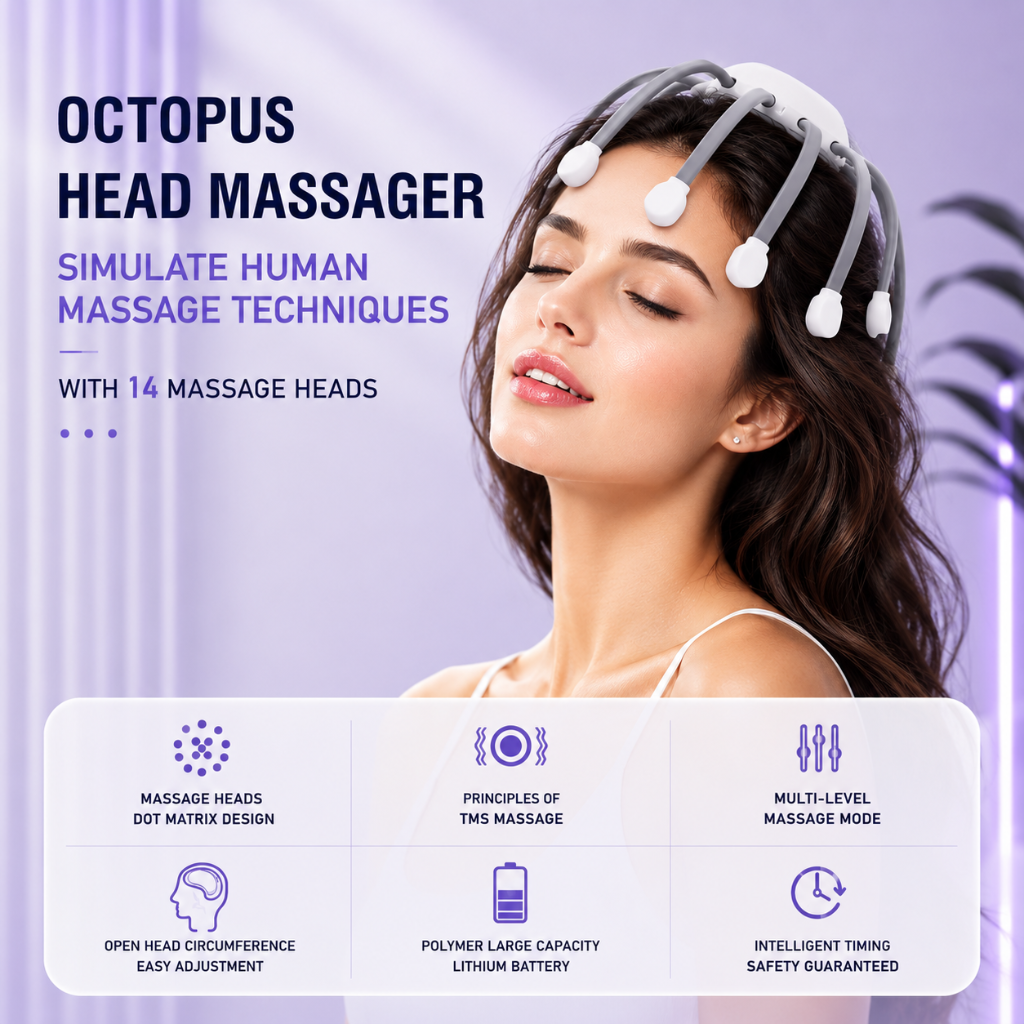 Beriva HaloRelief™ Head Massager