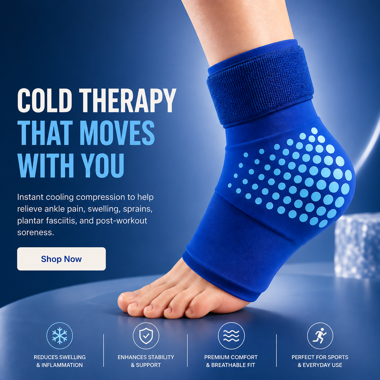 Beriva IceRelief™ Ankle Wrap