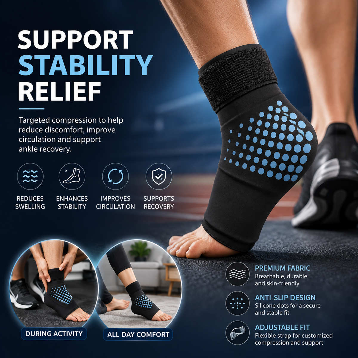 Beriva IceRelief™ Ankle Wrap